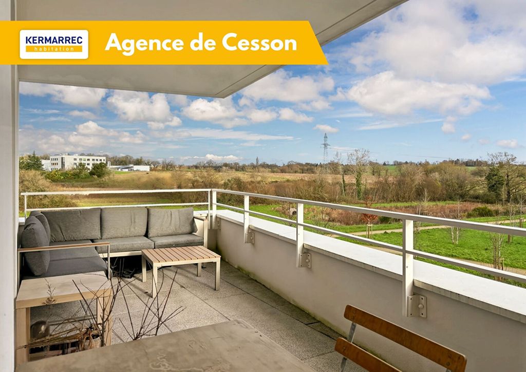 Achat appartement à vendre 3 pièces 65 m² - Cesson-Sévigné