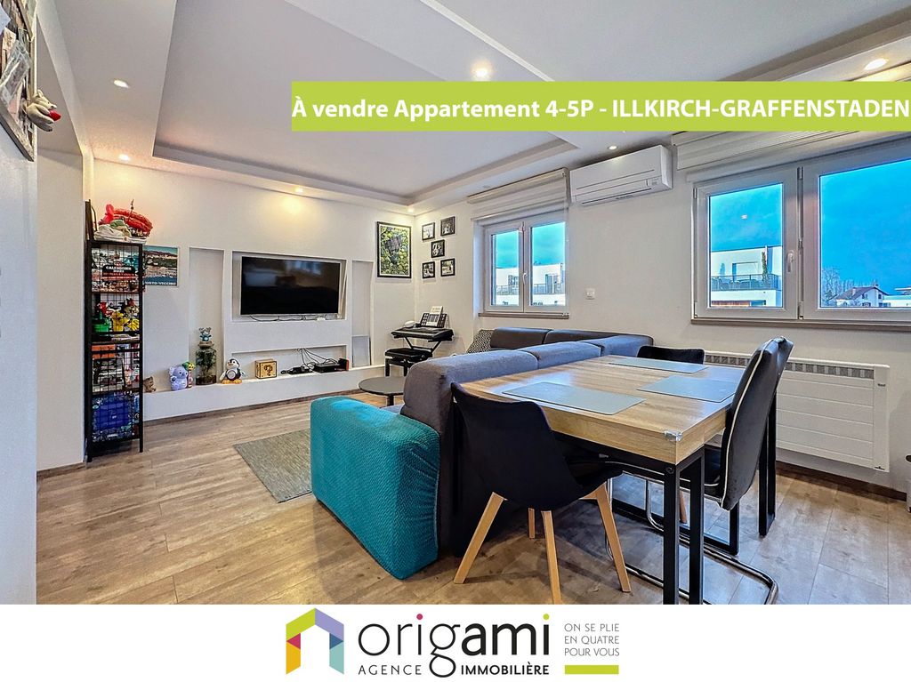 Achat appartement à vendre 4 pièces 93 m² - Illkirch-Graffenstaden