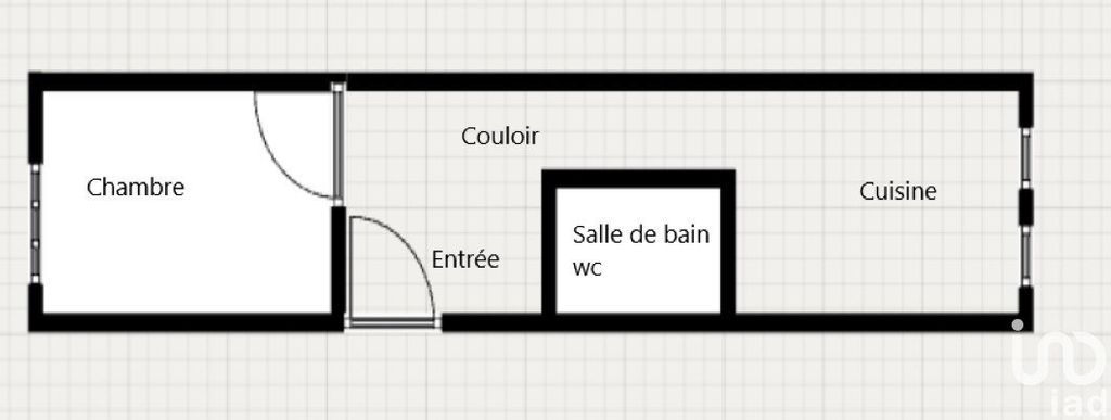 Achat studio à vendre 20 m² - Clamart