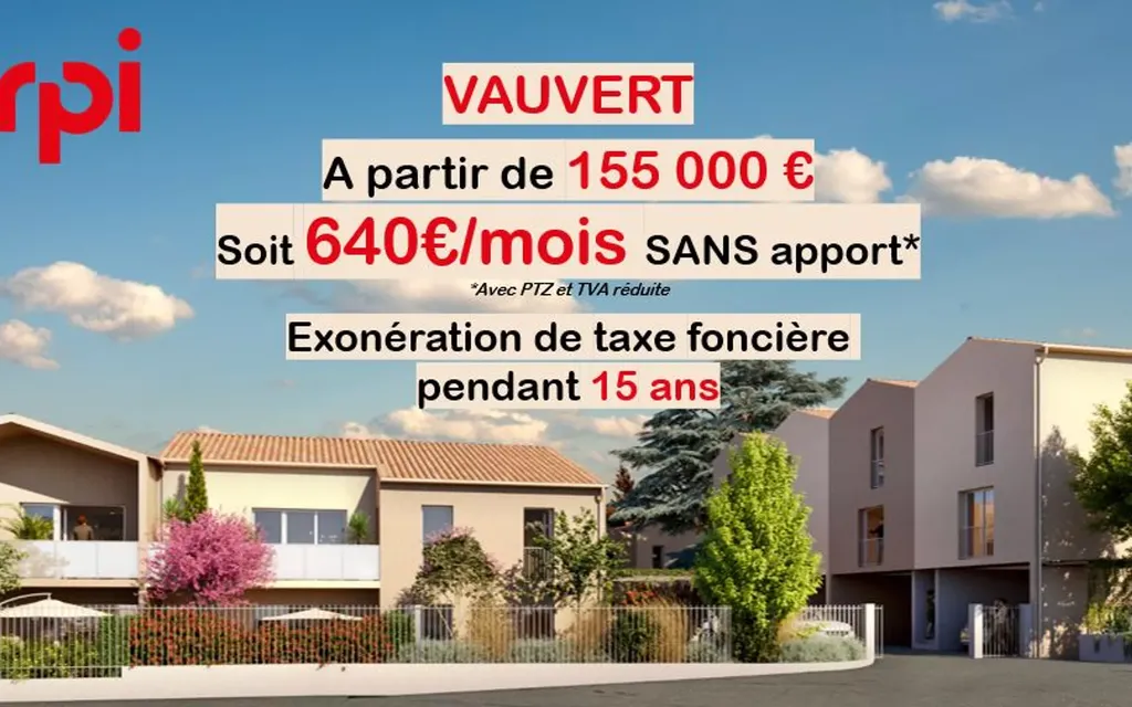 Achat appartement à vendre 2 pièces 47 m² - Vauvert