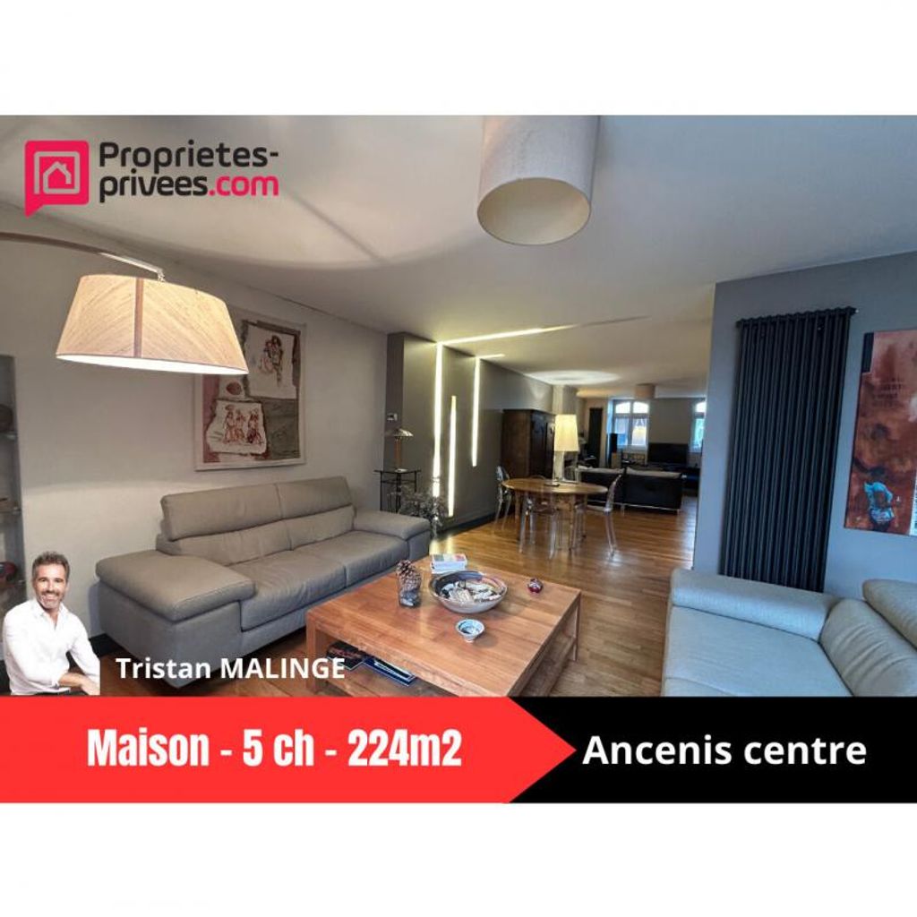 Achat maison à vendre 5 chambres 224 m² - Ancenis