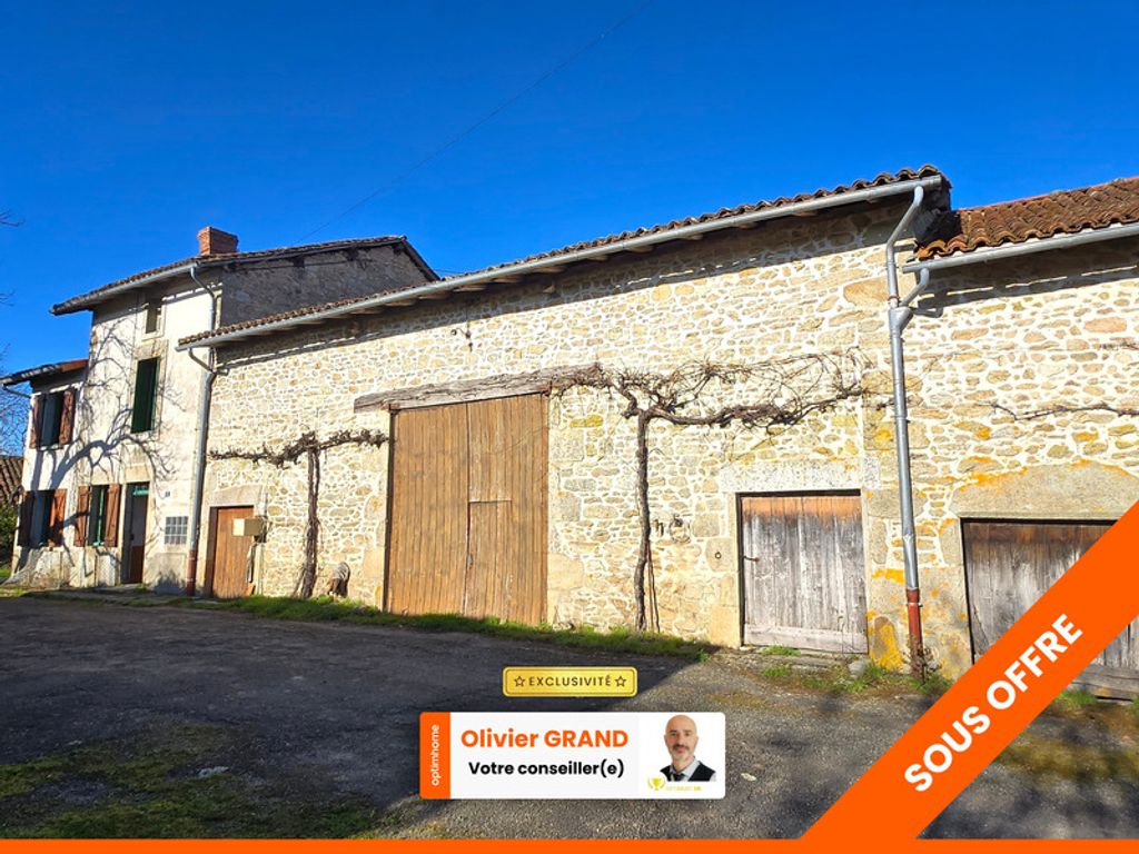 Achat maison à vendre 3 chambres 80 m² - Javerdat