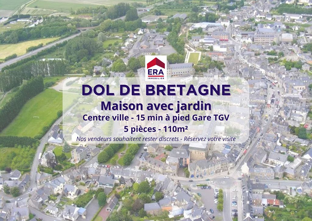 Achat maison à vendre 3 chambres 110 m² - Dol-de-Bretagne