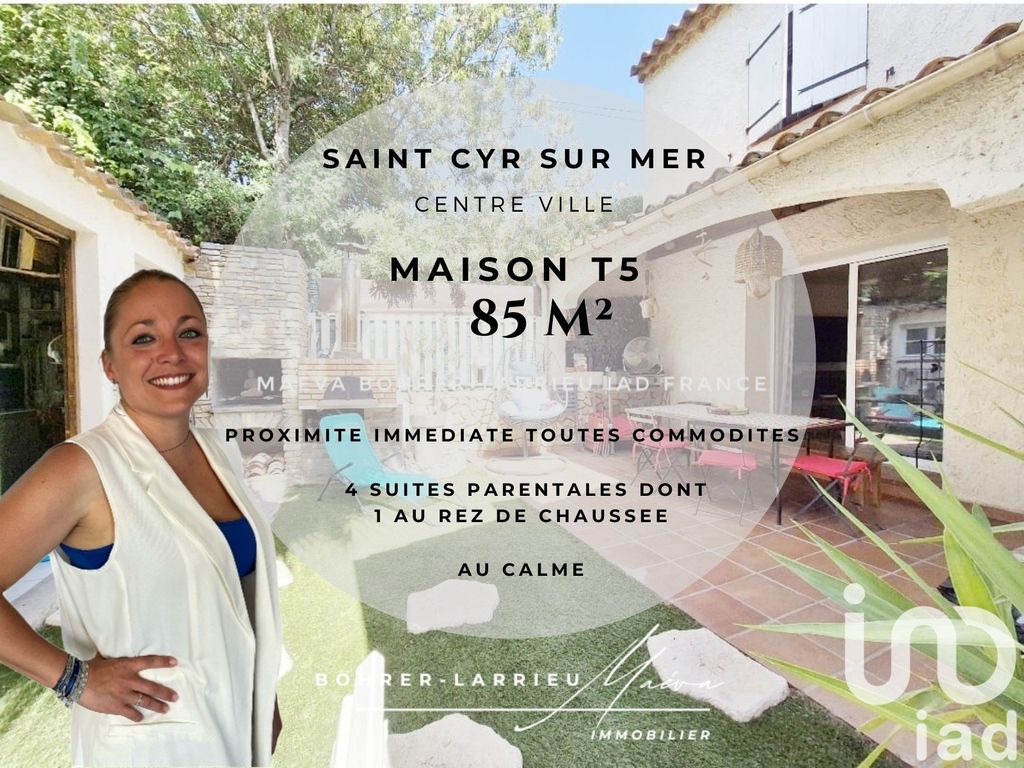 Achat maison à vendre 4 chambres 85 m² - Saint-Cyr-sur-Mer