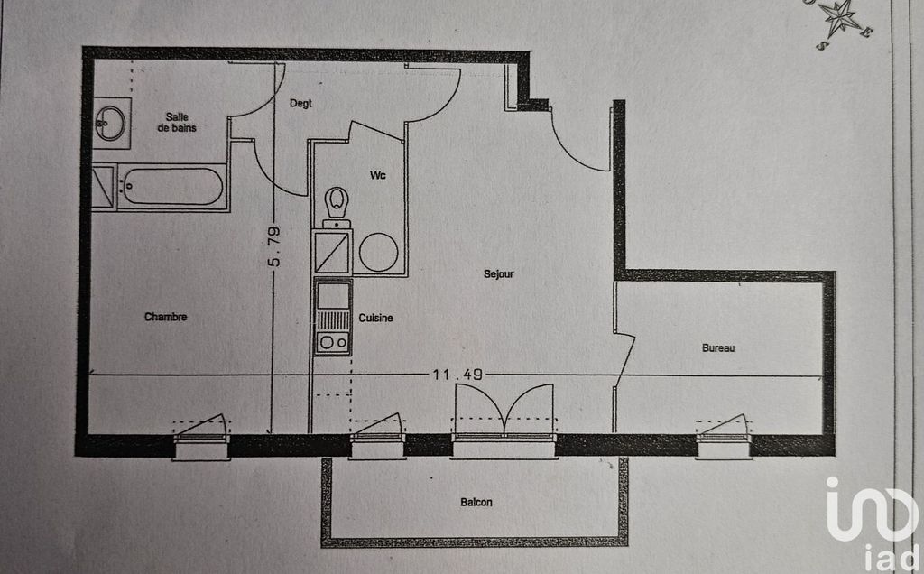 Achat appartement à vendre 3 pièces 52 m² - Verquin