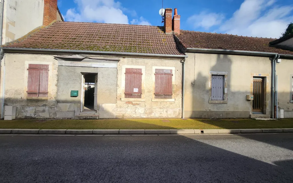 Achat maison à vendre 2 chambres 53 m² - Charenton-du-Cher