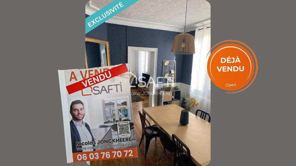 Achat appartement à vendre 3 pièces 53 m² - Arras