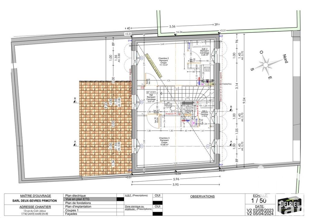 Achat maison à vendre 3 chambres 100 m² - Sainte-Marie-de-Ré