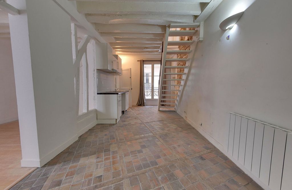 Achat duplex à vendre 3 pièces 50 m² - Paris 3ème arrondissement