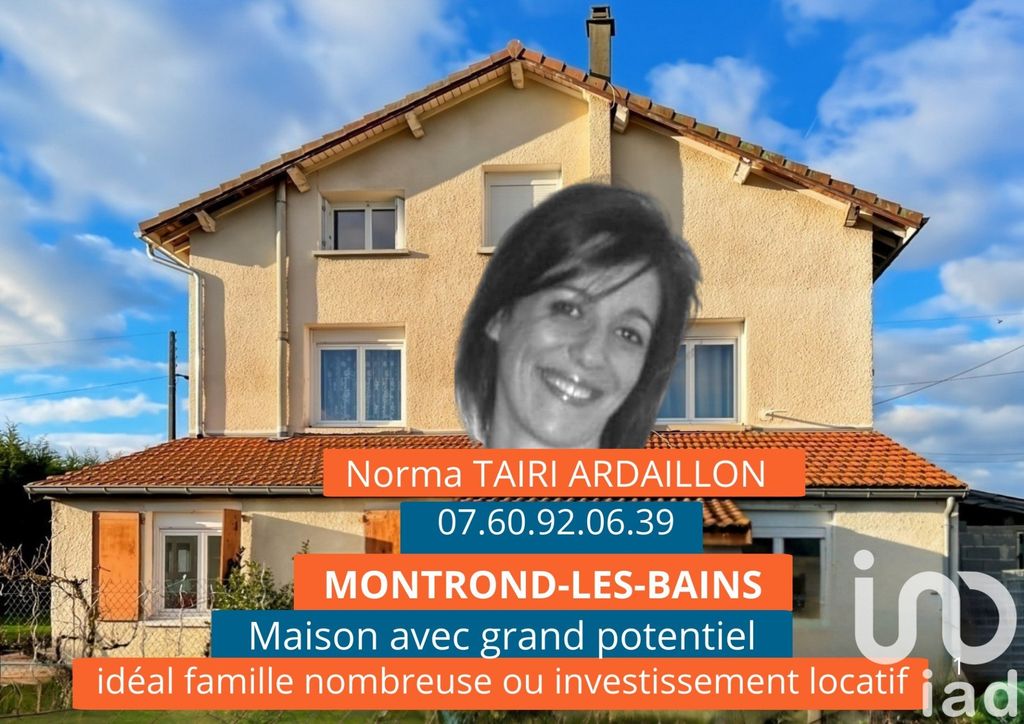 Achat maison à vendre 5 chambres 200 m² - Montrond-les-Bains