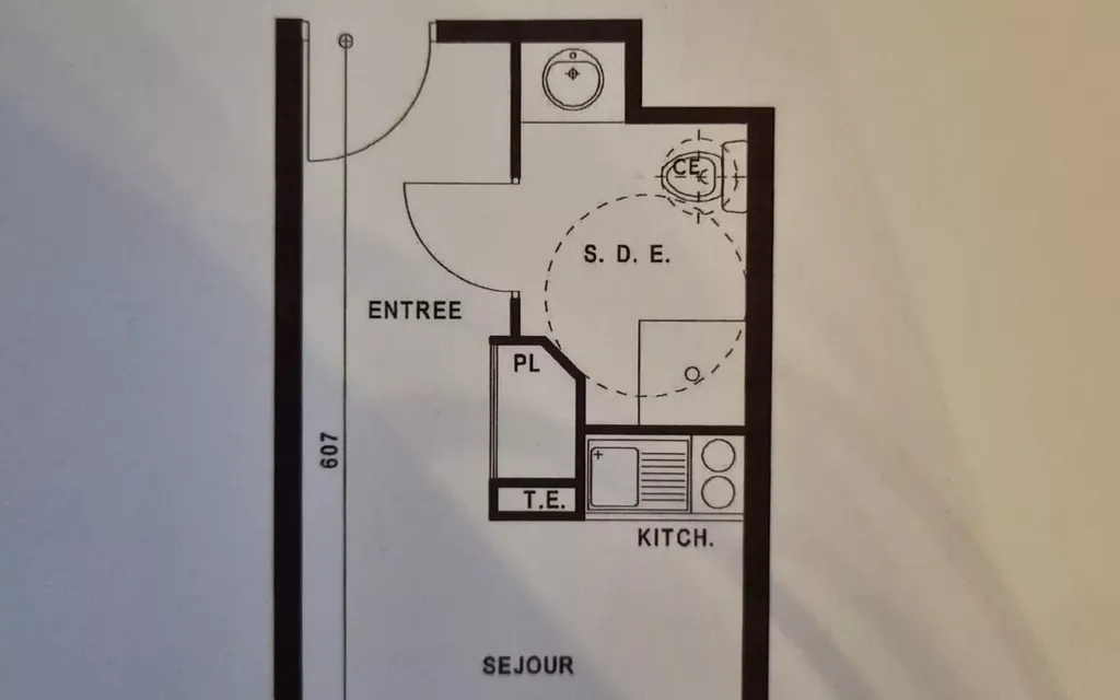 Achat studio à vendre 19 m² - Marseille 10ème arrondissement