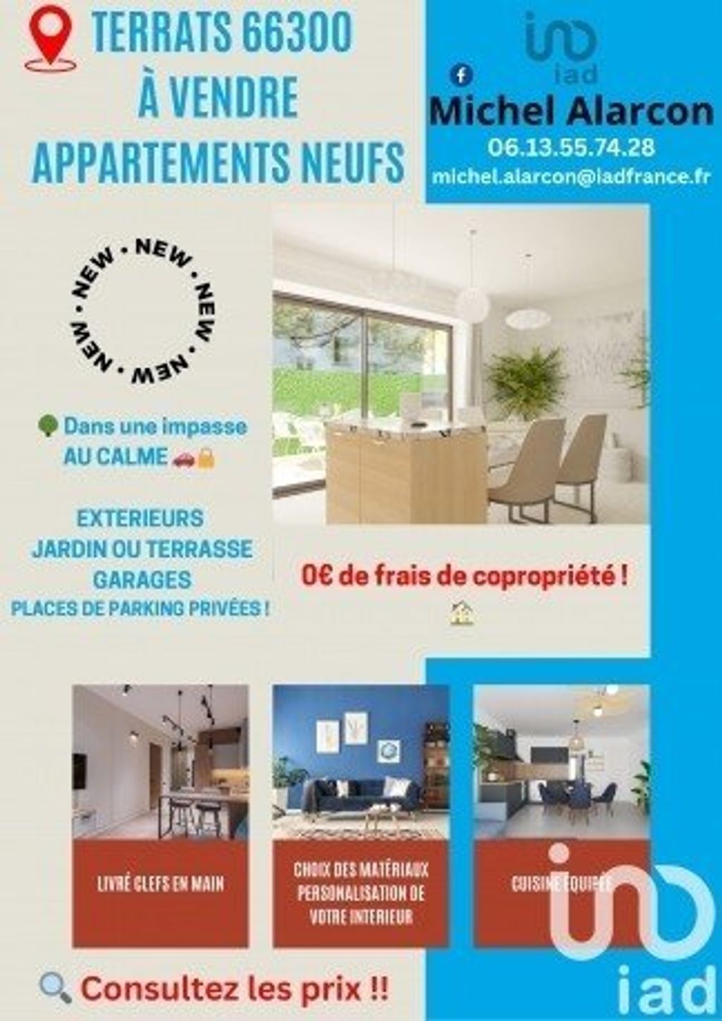 Achat appartement à vendre 5 pièces 80 m² - Terrats