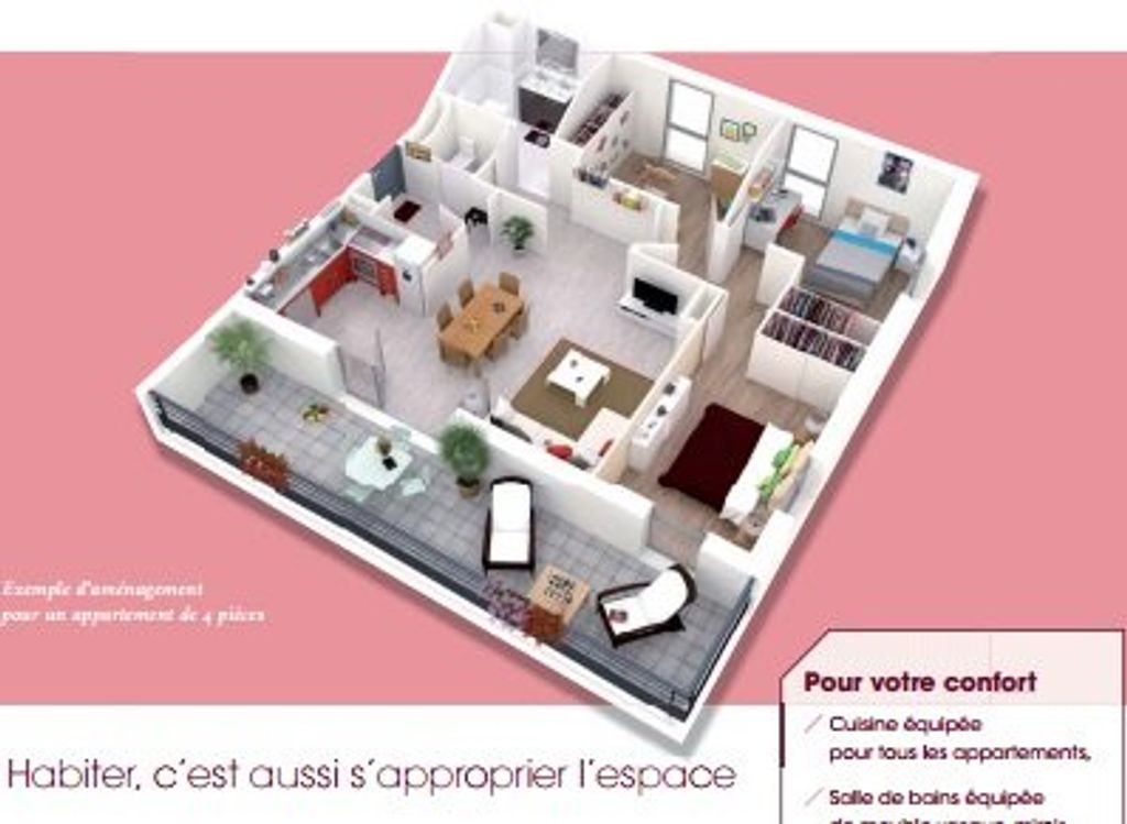 Achat appartement 3 pièce(s) Toulouse