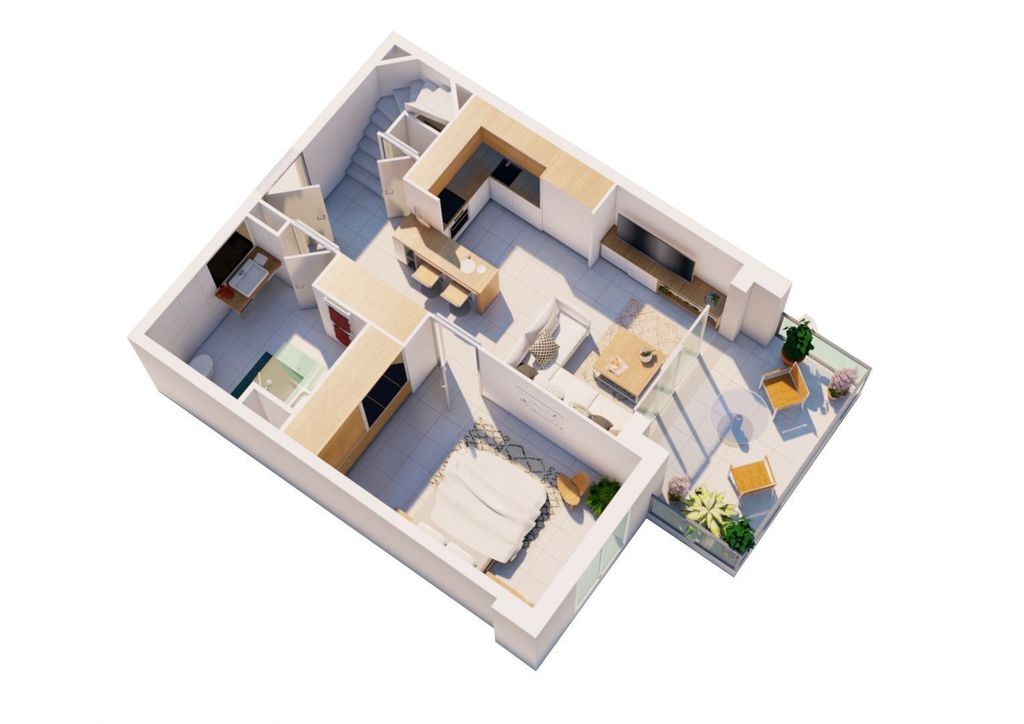 Achat appartement à vendre 2 pièces 48 m² - La Roquette-sur-Siagne